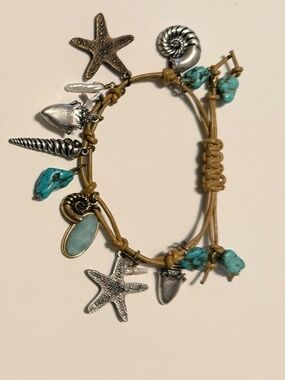 Lucky Brand Beachy Nautical Charm Bracelet - Boho Chic